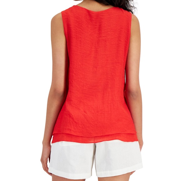 JPR Studio Women's Crochet-Trim Tank Top - Picture 2 of 2